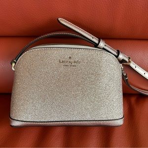 Kate Spade Glitter Rose Gold crossbody/ shoulder bag